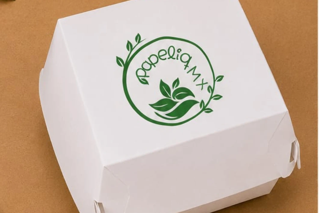 Caja hamburguesera personalizada con el logo de tu negocio